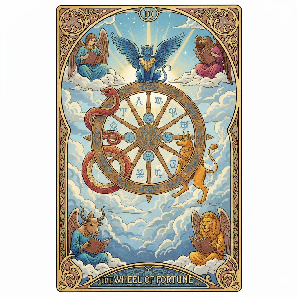 Wheel Of Fortune Tarot Card The Fortune Bible wheel-of-fortune-tarot-card-the-fortune-bible